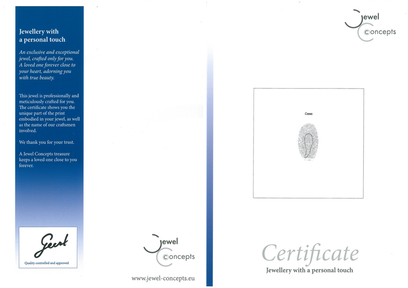 Fingerprint-jewellery-certificaat